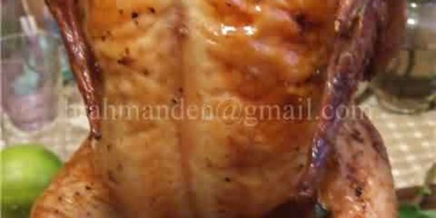 курица на пивной банке