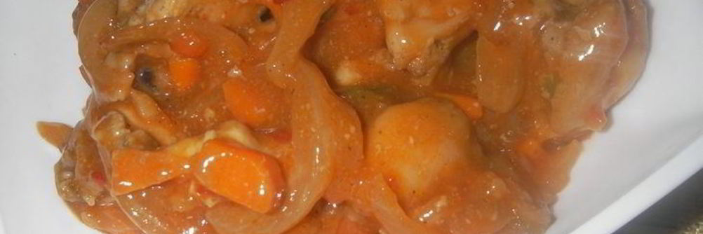 Курица по-китайски острая