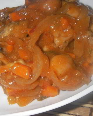 Курица по-китайски острая