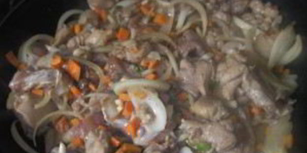 курица по-китайски острая