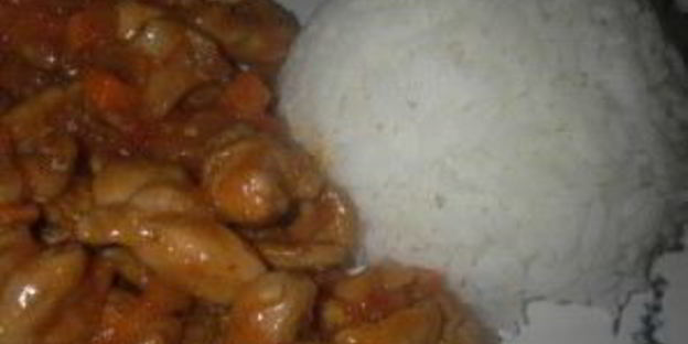 курица по-китайски острая