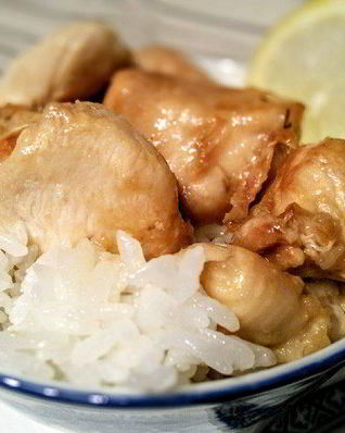 Курица по-китайски в лимонном соусе