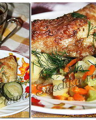 Курица с овощами