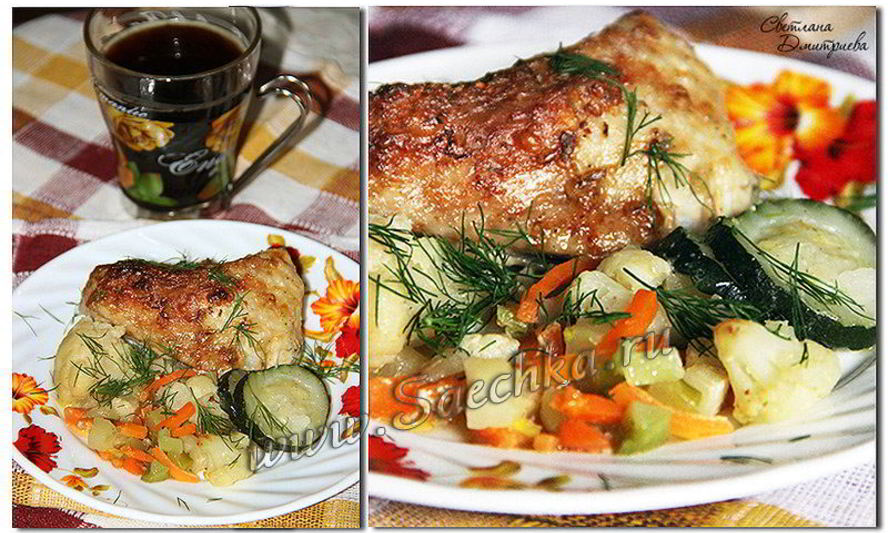 Рецепт курицы с овощами