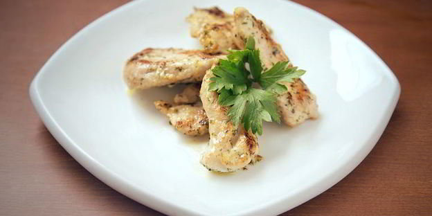 курица в майонезном соусе