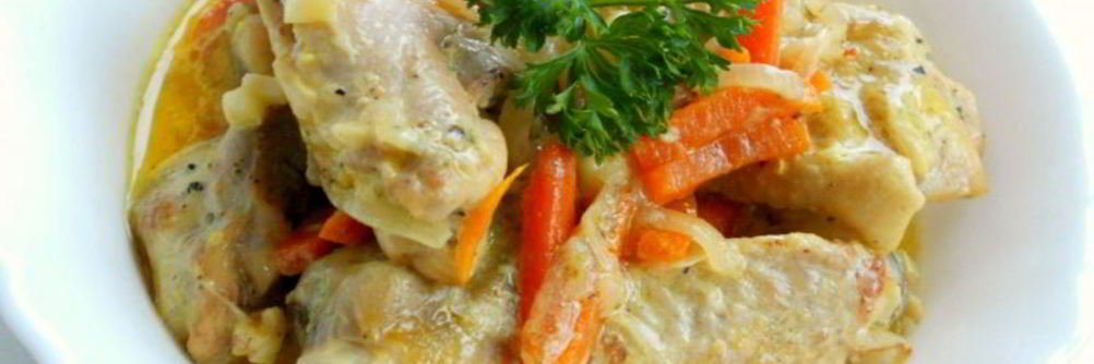 Курица в сметанном соусе