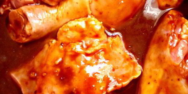 курица в томатно-кофейном соусе