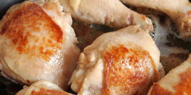 курица, запеченная с тыквой