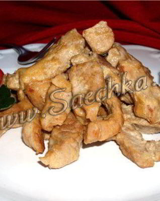 Мясо в горчично-сметанном соусе