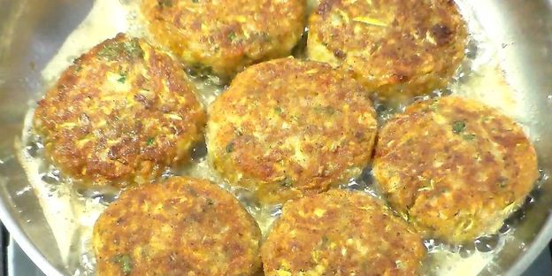 овощные биточки из кабачков