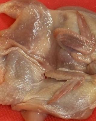 Перепела, начиненные телячьей печенью