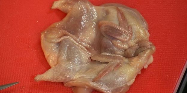 перепела, начиненные телячьей печенью