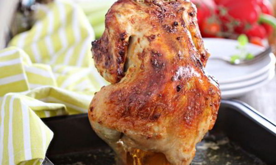 Рецепт сочной курицы, запеченной ны банке