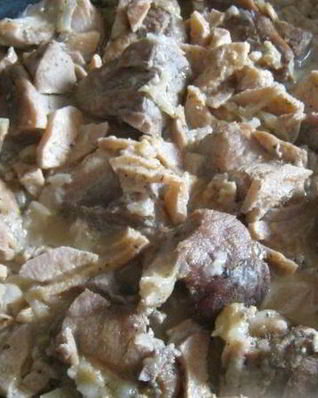 Свинина с айвой