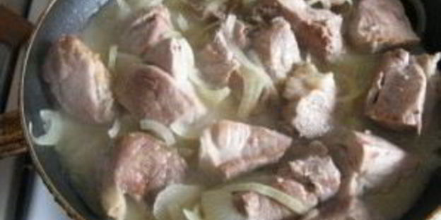 свинина с айвой