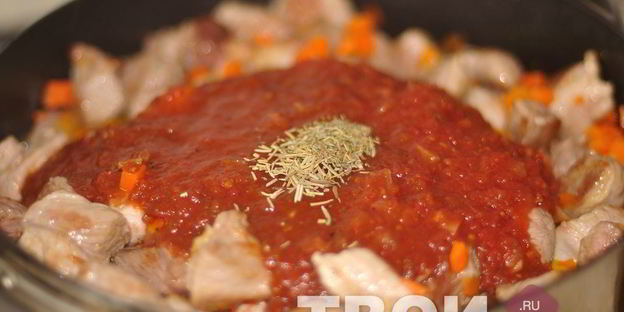 свинина тушеная