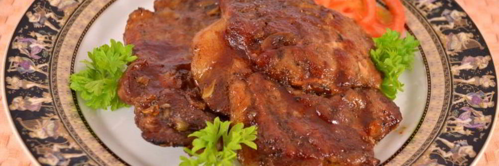 Свинина запеченная в фольге с бальзамическим уксусом