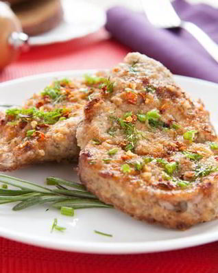 Телячьи отбивные с корнишонами и каперсами