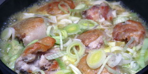 цыпленок в апельсиново-сметанном соусе