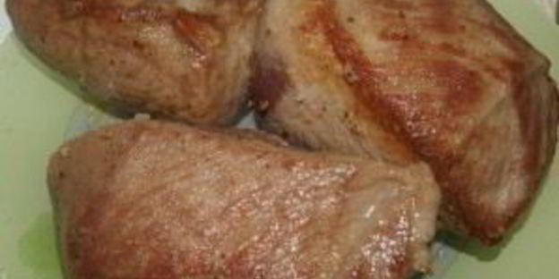 тушеная телятина с подливкой