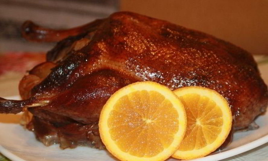 Рецепт утки синей птица