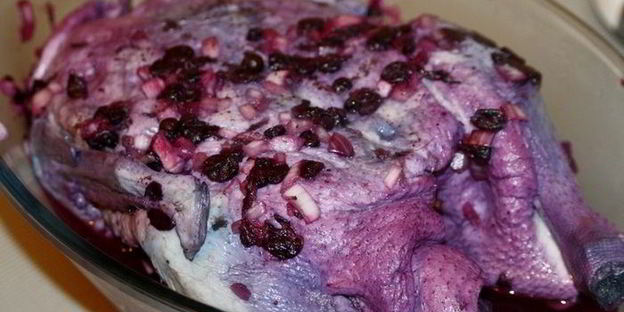 утка синяя птица