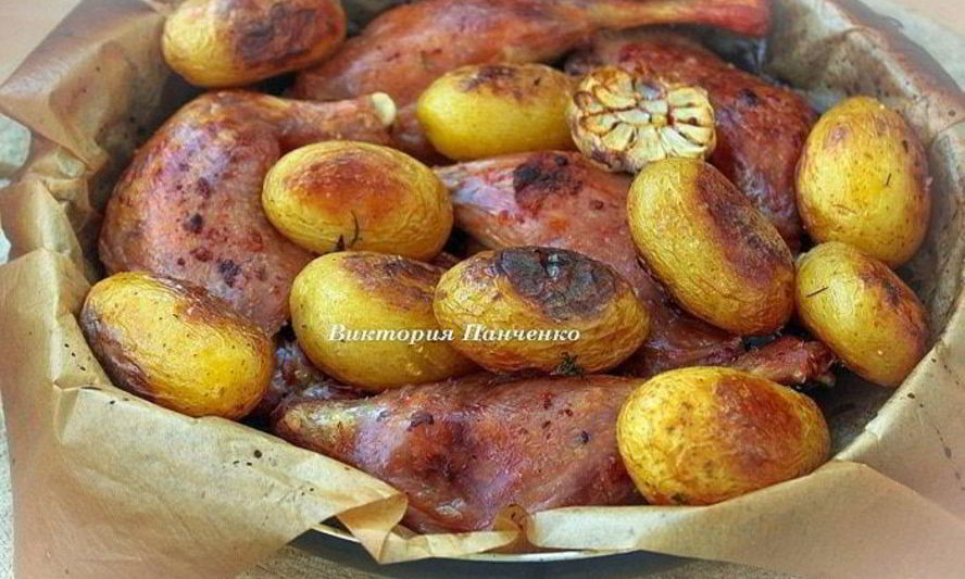 Рецепт утки в соленаде