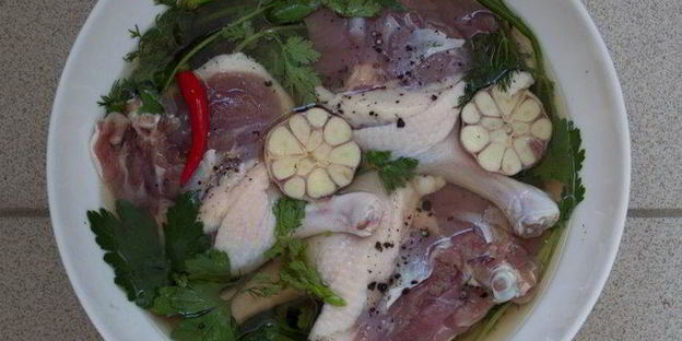 утка в соленаде