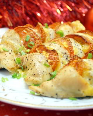 Запеченное куриное филе Праздничное