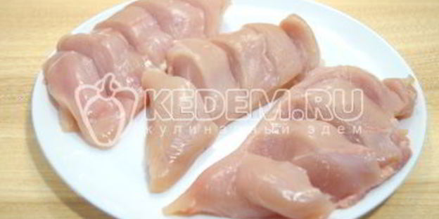 запеченное куриное филе праздничное