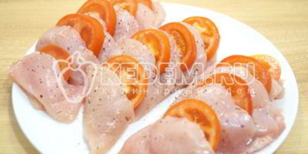 запеченное куриное филе праздничное