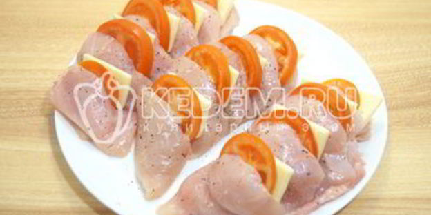 запеченное куриное филе праздничное