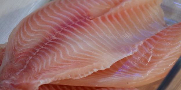 ньокки из шпината с тилапией в томатном соусе