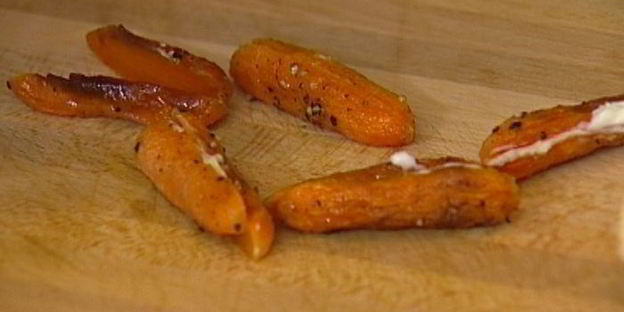 ньокки с морковью и оливками