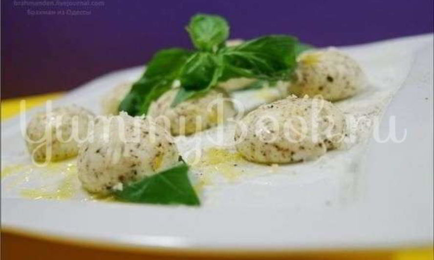 Рецепт ньокков с творога