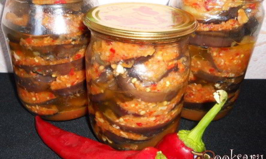 Рецепт баклажанов острых огонек