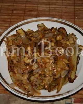 Баклажаны в винном соусе