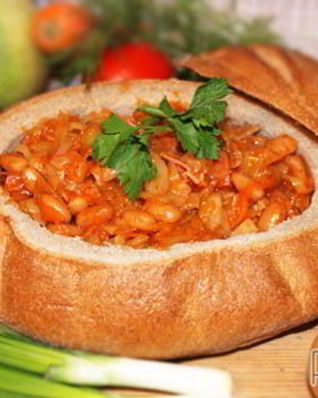 Бигос с фасолью