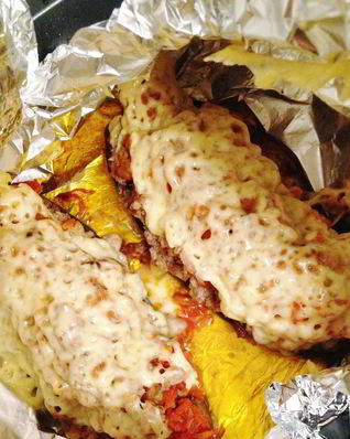 Фаршированные баклажаны с мясом