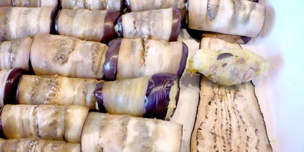 фаршированные баклажаны