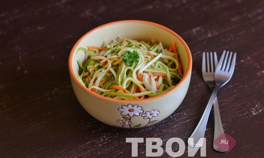 Рецепт кабачков по-корейски