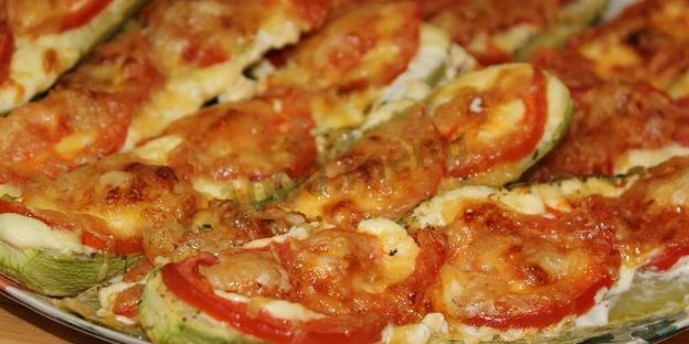 кабачки с помидорами диетические