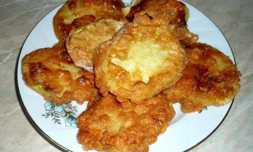 Рецепт кабачков в тесте