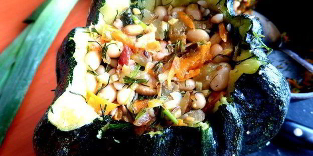 кабачковая фаршированная бомба