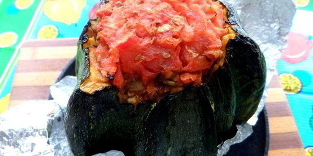 кабачковая фаршированная бомба