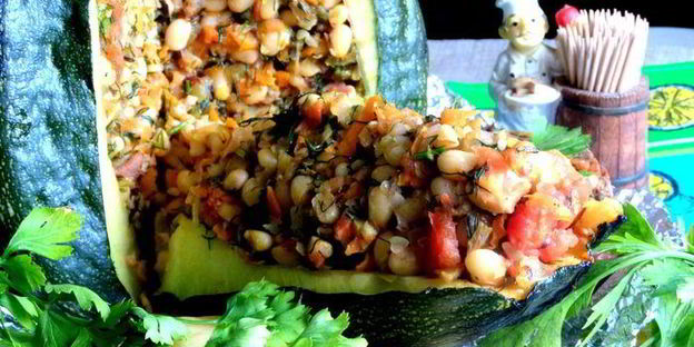 кабачковая фаршированная бомба