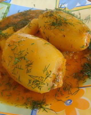 Картофель фаршированный