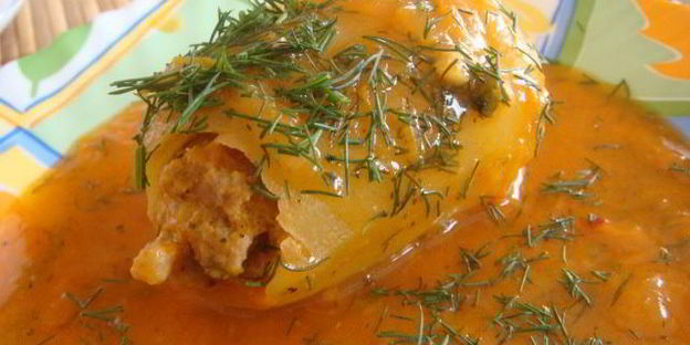 картофель фаршированный