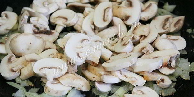 картофель запеченный с шампиньонами в духовке