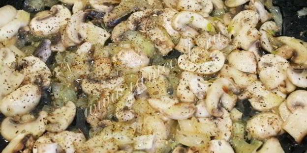 картофель запеченный с шампиньонами в духовке